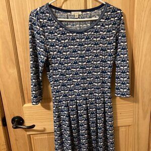 Max Studio blue and white floral dress